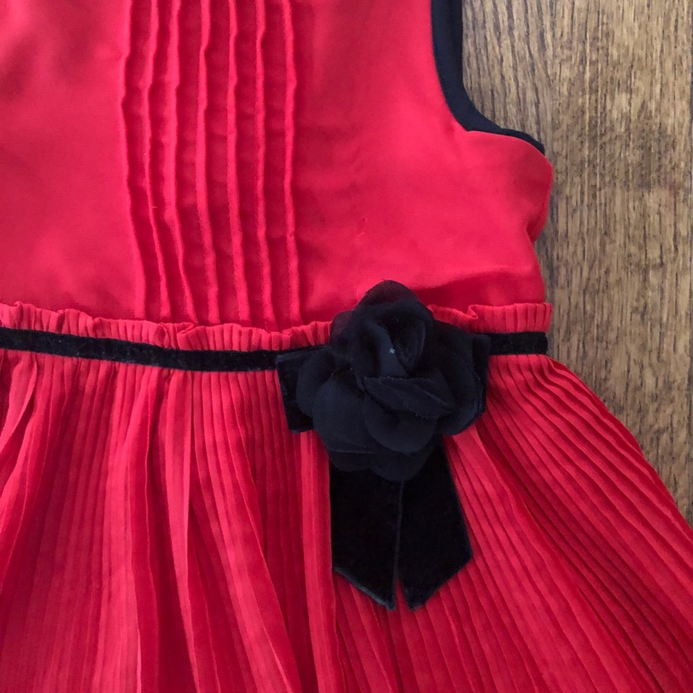 Kate Spade Pleated Chiffon Dress, Size 4T - Picture 4 of 15